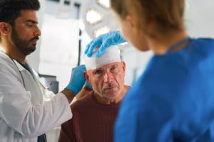 brain injury from car pedestrian accident