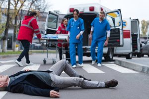 car pedestrian accident